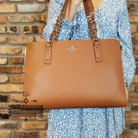 Kate Spade Cobble Hill Andee Shoulder Warm Ginger - Picture 1 of 15